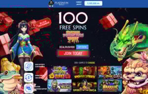 Platinum Reels Casino 100 free spins